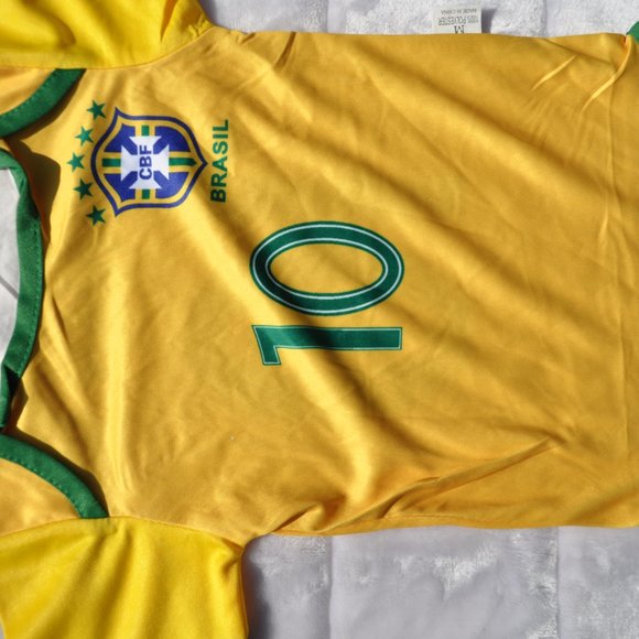 Brasil Soccer Football National Team Infant Baby Bodysuit Jersey Boys Girls Clot - Picture 2 of 4